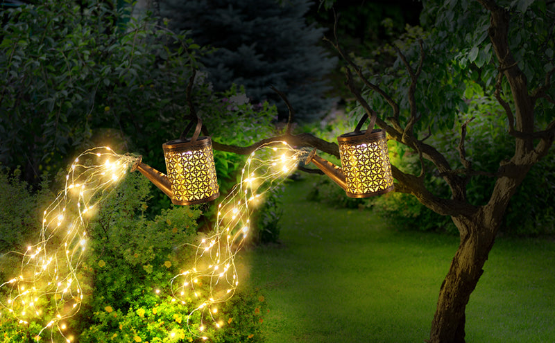 Lâmpada de  Regador Solar para  decoração de jardim