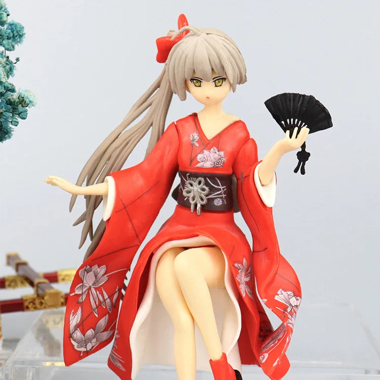 Boneca fofa de anime de 10 e 15 cm com coelho - presente de aniversário perfeito e decoração para casa!