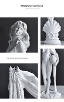 Estátuas de deusas gregas clássicas de 17 / 30 e 36 cm - Grandes estatuetas artísticas, esculturas de Vênus para estantes de escritório e decoração de sala de estar
