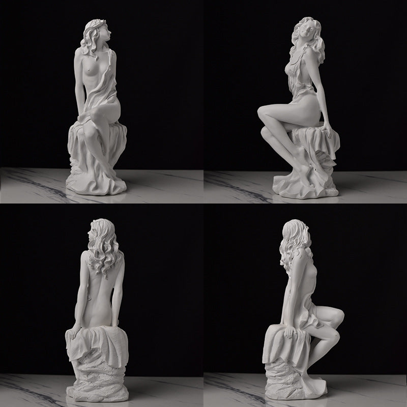 Estátuas de deusas gregas clássicas de 17 / 30 e 36 cm - Grandes estatuetas artísticas, esculturas de Vênus para estantes de escritório e decoração de sala de estar