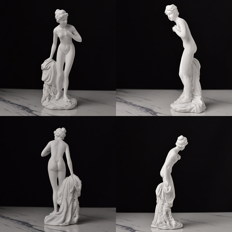 Mini Estátua de Vênus – Deusa Grega Clássica 26cm para Decorar  Sala e Escritório com Elegância