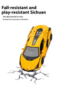 Lamborghini  modelo de liga leve - som e luz, ação retrátil, presente para crianças e fãs de carros esportivos