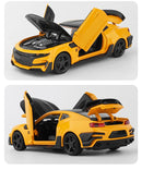 BEE Alloy Racing Sport Car Modelo Diecast & Toy Vehicles Metal Decoração Som Luz Coleção Brinquedos para Meninos Presente