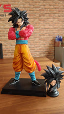 Dragon Ball GT Cabeças Duplas Super Saiyan Son Goku Figura Planb SSJ4  Modelo de Pvc Estátua Bonecas Coleções Decoração Brinquedos Presentes