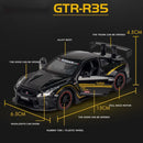 NISSAN GTR R35 Carro Esportivo Liga Modelo de Carro Diecasts e Veículos de Brinquedo Carros de Brinquedo Simulação Brinquedos Infantis para Presentes de Crianças Brinquedo
