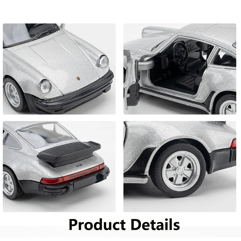 Porsche 911 1978 Liga Modelo de Carro Brinquedo Simulação Metal Fundido com Puxar para Trás Decoração Mini Carro Coleção de Presentes para Crianças