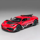 ONE Sports Car Modelo Brinquedo Modificado Metal Diecast Veículos de Roda Livre Simulação Som e Luz Presente para Crianças