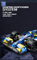 ToylinX F1 RC Race Cars Building Sets MOC Remote Control Building Blocks Car Cool Collectible Model Car Kits Toys Christmas Gift