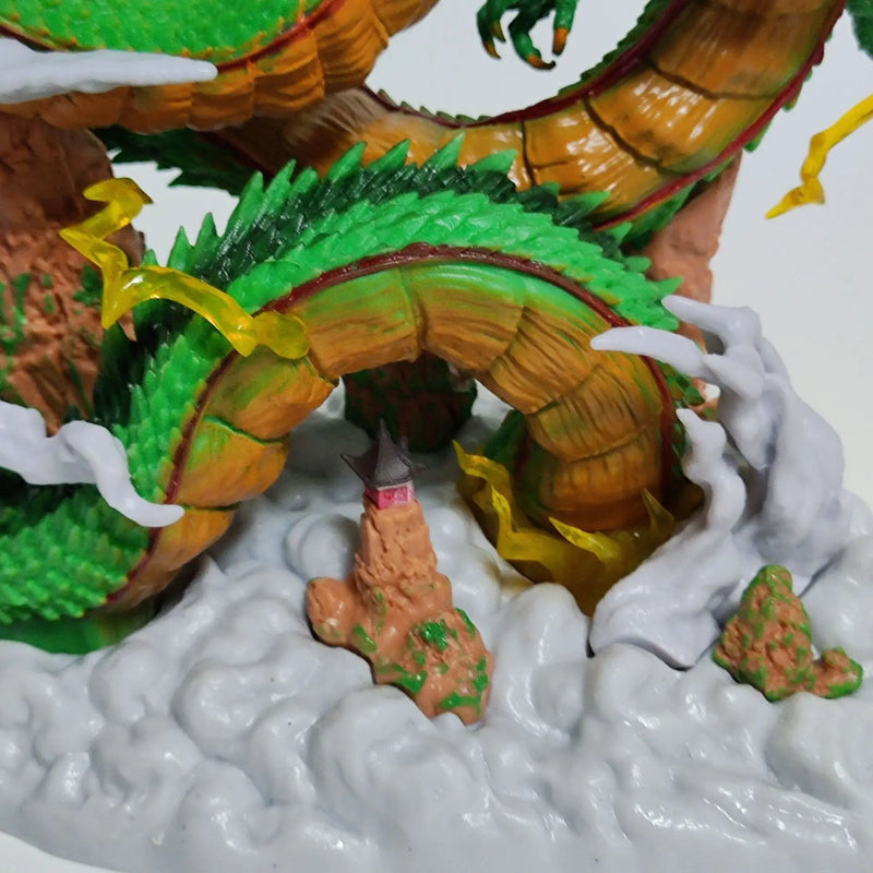 Boneco de anime Dragon Ball de 24 cm, boneco   Shenlong,  Shenron, Goku e Shenron, modelo de estátua de PVC, coleção de bonecas, brinquedos para presente de quarto