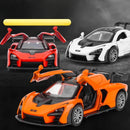 Modelo de carro de liga leve, brinquedo infantil, modelo de carro com som e luz, carro de exposição, brinquedo não controlado por rádio