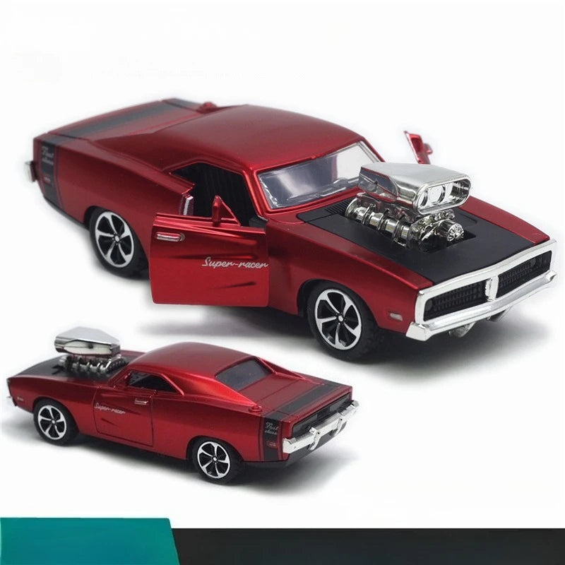 Mini Dodge Alloy Modelo Retro Simulação Brinquedo Coleção Ornamento Presente