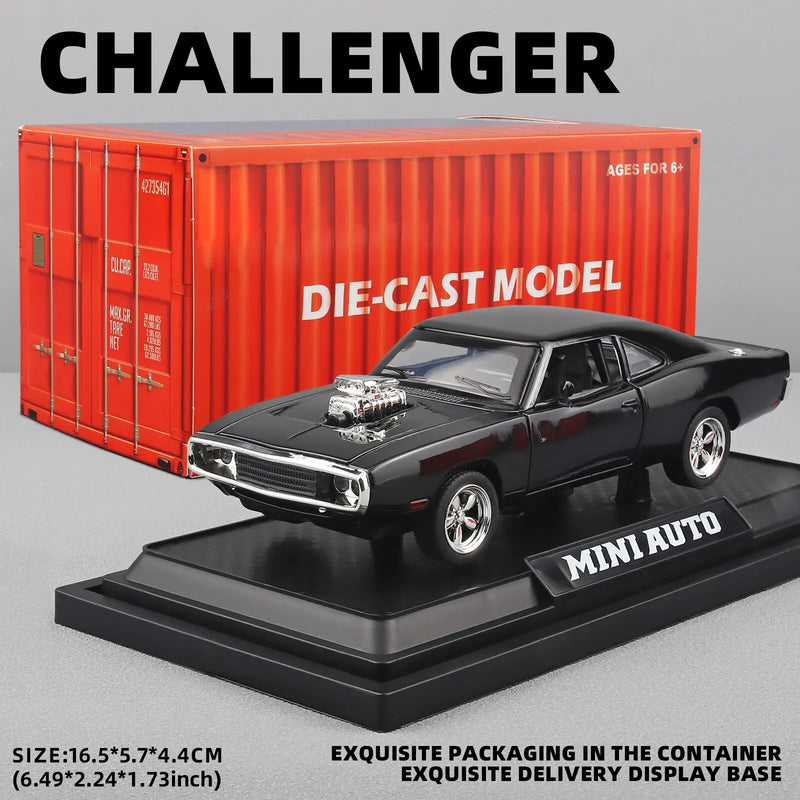 Challenger Velozes e Furiosos 7 Liga Modelo de Carro Diecasts Veículos de Brinquedo Decoração Brinquedos para Crianças