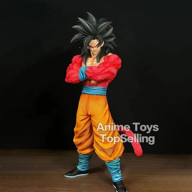 Dragon Ball Super Saiyan 4 Son Goku estátua PVC coleção modelo brinquedos presentes