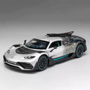 ONE Sports Car Modelo Brinquedo Modificado Metal Diecast Veículos de Roda Livre Simulação Som e Luz Presente para Crianças