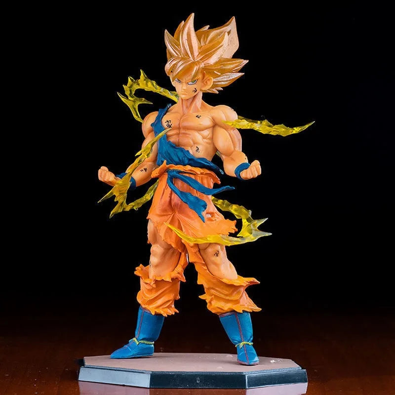 Dragon Ball Goku Super Saiyajin de 17 cm/ pol. Goku DBZ, modelo de presente, figuras colecionáveis para crianças