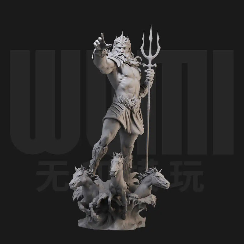 1/24 Deuses Gregos 3206 Mitologia Ocidental GK Modelo Branco Portátil Modelo de Soldado Impresso em 3Dl