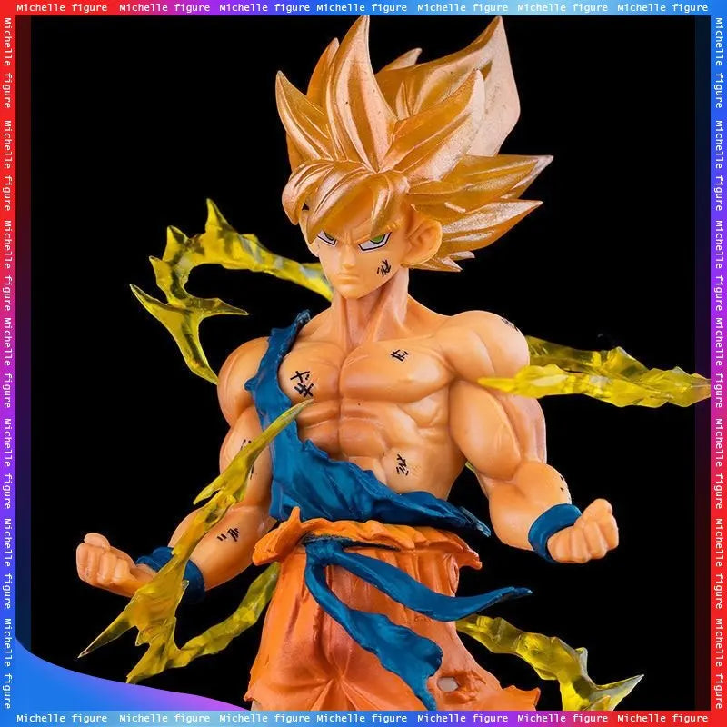 Dragon Ball Goku Super Saiyajin de 17 cm/ pol. Goku DBZ, modelo de presente, figuras colecionáveis para crianças