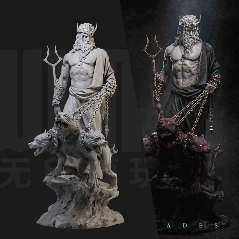 1/24 Deuses Gregos 3206 Mitologia Ocidental GK Modelo Branco Portátil Modelo de Soldado Impresso em 3Dl