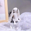 Boneca fofa de anime de 10 e 15 cm com coelho - presente de aniversário perfeito e decoração para casa!