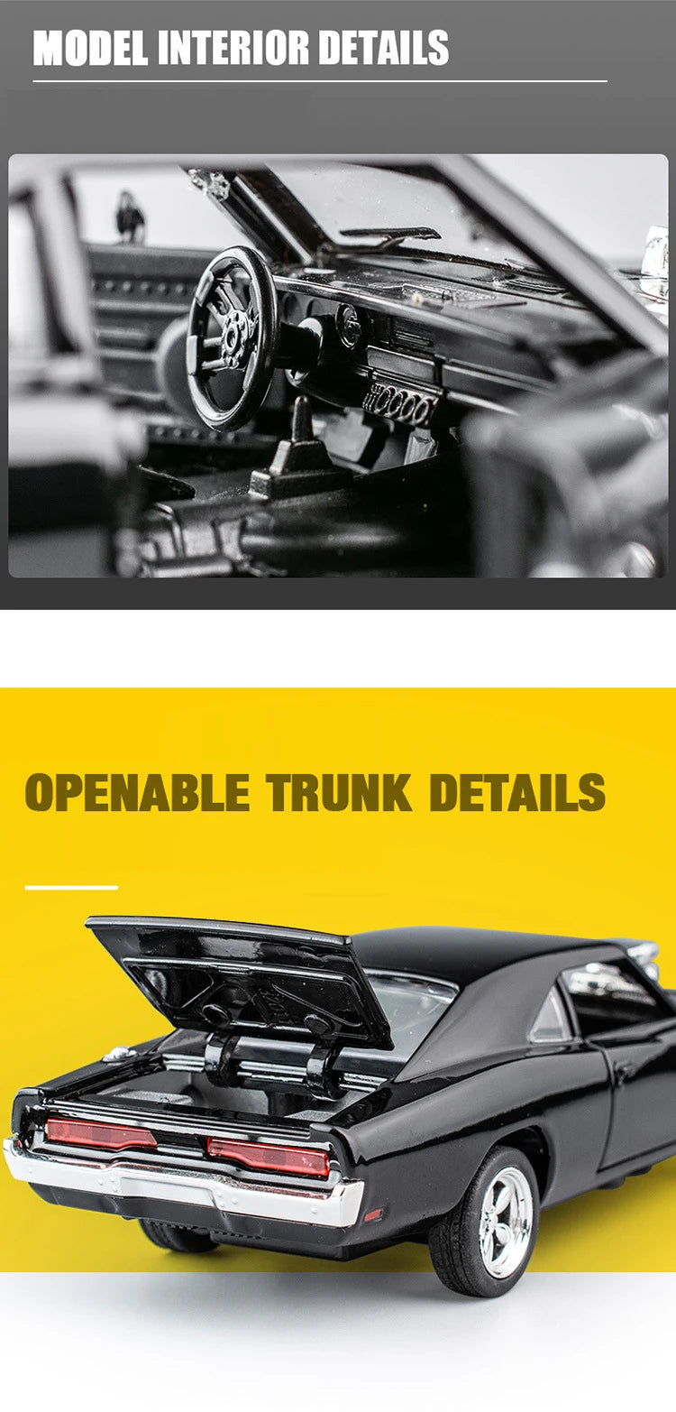 Challenger Velozes e Furiosos 7 Liga Modelo de Carro Diecasts Veículos de Brinquedo Decoração Brinquedos para Crianças