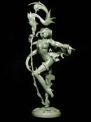 Modelo de resina Feiticeira 1/24 GK, mágico, kit desmontado e sem cor