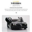 SLR 772S Modelo de carro de brinquedo Corpo de liga Pneus de borracha Diecast Supercarros Modelos Portas abertas Som Luz Brinquedos para crianças Presentes