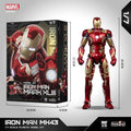 Homem de Ferro FondJoy LED MK42 MK43 MK46 MK1 MK2 MK3 MK4 Brinquedos DIY Figura de Ação Coleção Tony Stark Modelo de Anime Presente para Crianças