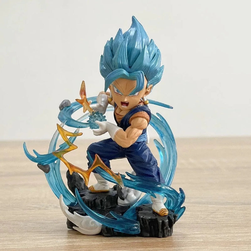 Hot Dragon Ball Z Anime Figure Q Version Vegeta 11CM Action Figure Collection Figurine Model Toys For Children's Gifts
