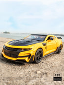 BEE Alloy Racing Sport Car Modelo Diecast & Toy Vehicles Metal Decoração Som Luz Coleção Brinquedos para Meninos Presente
