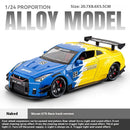 Nissan Skyline Ares GTR R35 Diecasts e veículos de brinquedo, modelo de carro de brinquedo de metal, simulação de alta qualidade, coleção de brinquedos para crianças