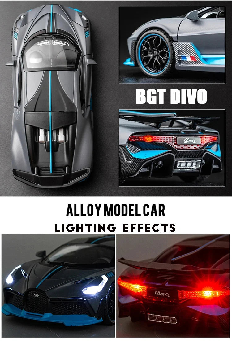 BGT Divo Simulação Metal Brinquedo Liga Carro Diecasts & Veículos de Brinquedo Modelo Decoração Brinquedos em Miniatura Para Meninos Presente de Natal