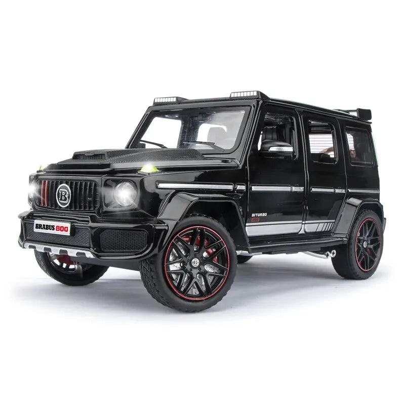 G700 Liga Modelo de Carro Simulação Brinquedo Diecast Veículos Off-road SUV Com Som e Luz Colecionável Presente Infantil 1/32 G700 Liga