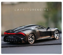 Brinquedos Bugatti La Voiture Noire Liga Fundida Simulação Brinquedo Veículos Modelos Meninos Presentes para Crianças