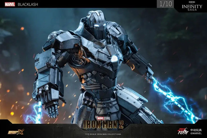 Figuras de ação Estátua de filme Modelo Adulto Colecionável ZD Toys Iron Man Series Blacklash Figuras 1/10 MK33 MK39 MK17 MK21