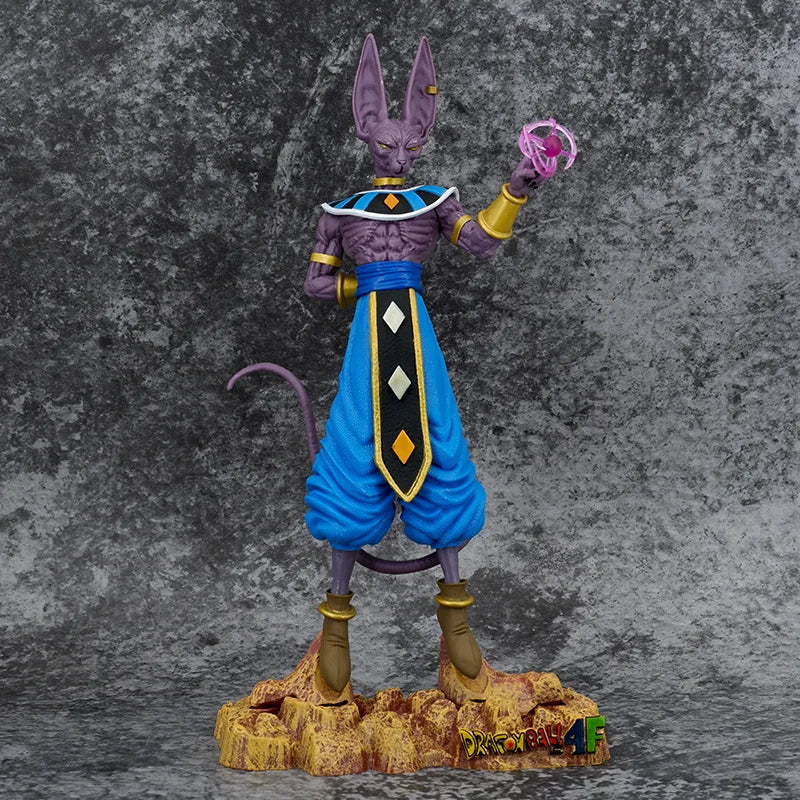 Bonecos Dragon Ball Z de Bills  Deus da Destruição, Coleção de Bonecos de Ação Beerus, Decoração, Modelo, Estátua, Brinquedos, Presente de Aniversário