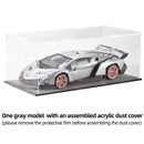Lamborghini esportivo modelo Veneno, escala 1/24, porta que pode ser aberta, carro de brinquedo com roda dianteira dirigível