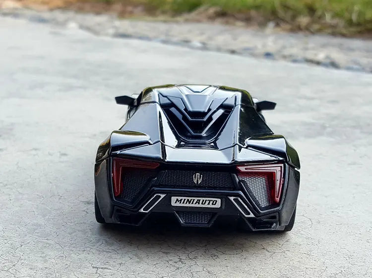 Lyken Hyper Fast Alloy Sport Car Modelo Diecasts & Toy Vehicles e Furious Cars Decoração Brinquedos para Crianças