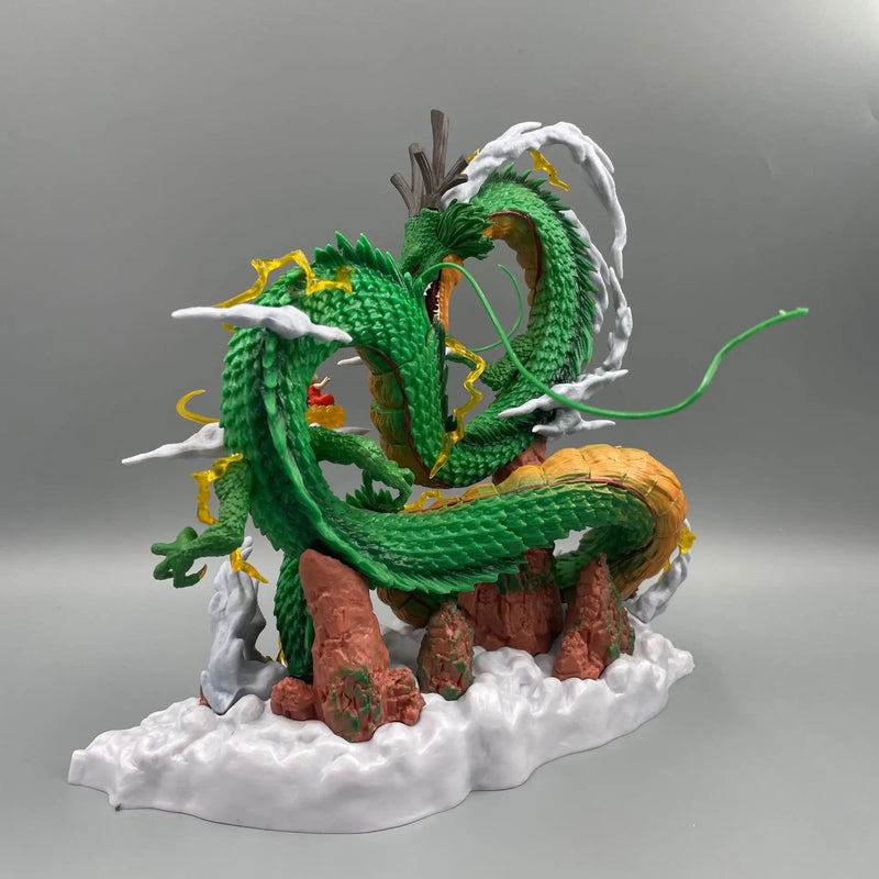 Boneco de anime Dragon Ball de 24 cm, boneco   Shenlong,  Shenron, Goku e Shenron, modelo de estátua de PVC, coleção de bonecas, brinquedos para presente de quarto
