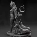 Estátua 3D Deusa da Fantasia 1/24 - Modelo GK em Resina, Kit Sem Pintura