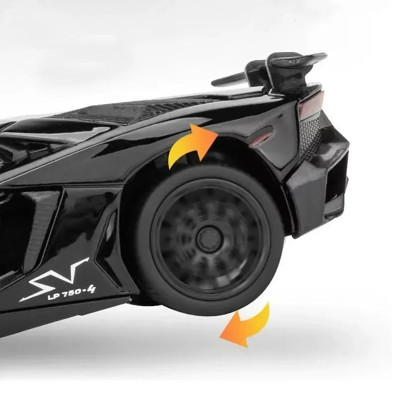 Lamborghinis SV LP750-4 Liga Esportiva Modelo Diecast & Brinquedo Veículo de Metal Simulação Modelo de Carro Coleção Presentes Infantis