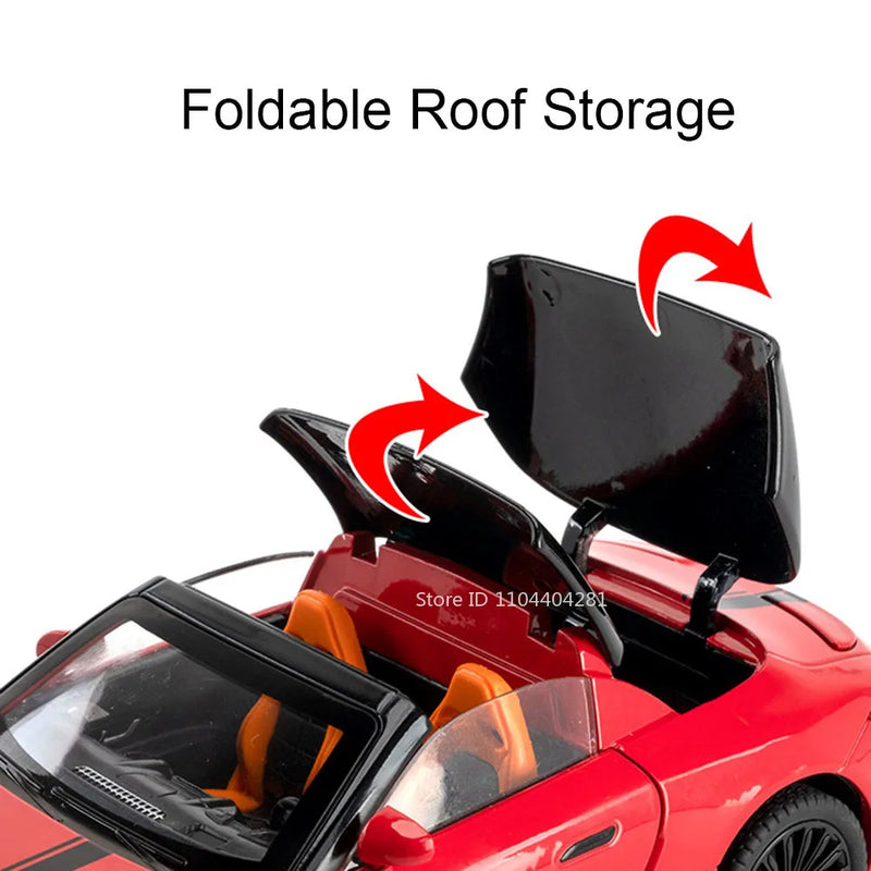 SL63 G800 Modelo Miniatura Carro Brinquedos Diecast Liga Veículos Roda Dianteira Direção Som Luz Puxar Para Trás Modelos Presente Adulto