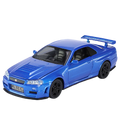 GTR R34 SKYLINE Liga Rápida Simulação Carro Modelo Diecasts & Veículos de Brinquedo e Carros Decoração Brinquedos para Crianças