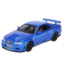 GTR R34 SKYLINE Liga Rápida Simulação Carro Modelo Diecasts & Veículos de Brinquedo e Carros Decoração Brinquedos para Crianças