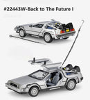Delorean De Volta para o Futuro Máquina do Tempo Diecast Liga Modelo Carro de  Metal para Meninos Brinquedo Coleção de Presentes