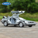 Delorean De Volta para o Futuro Máquina do Tempo Diecast Liga Modelo Carro de  Metal para Meninos Brinquedo Coleção de Presentes