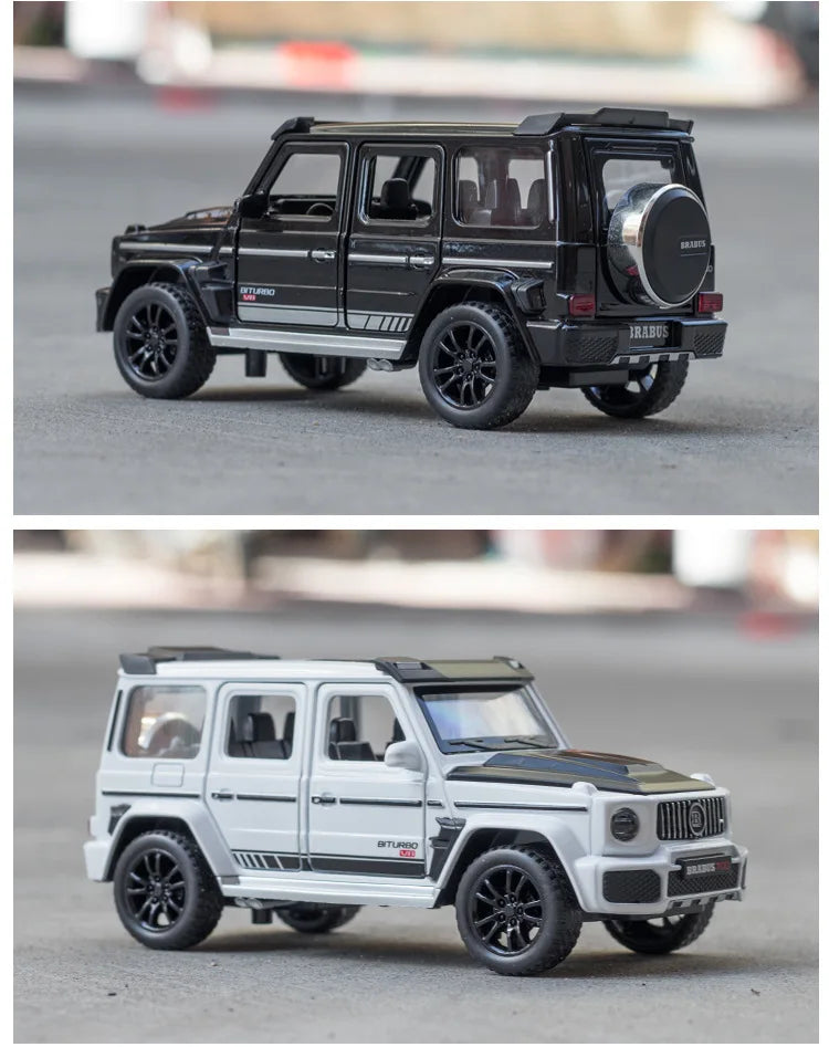 G700 Liga Modelo de Carro Simulação Brinquedo Diecast Veículos Off-road SUV Com Som e Luz Colecionável Presente Infantil 1/32 G700 Liga