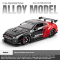 Nissan Skyline Ares GTR R35 Diecasts e veículos de brinquedo, modelo de carro de brinquedo de metal, simulação de alta qualidade, coleção de brinquedos para crianças