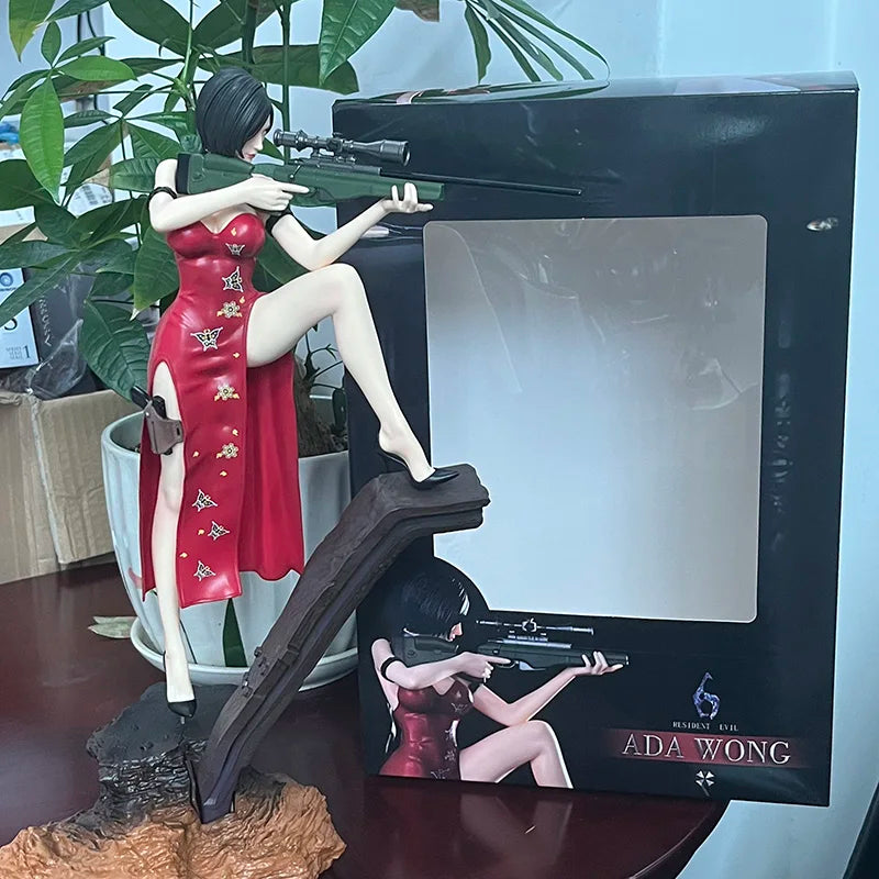 Figura de anime Residente Evil Risco Biológico JILL VALENTINE Leon Scott Kennedy Ada Wong  Game Modelo Brinquedo Coleção, Presentes