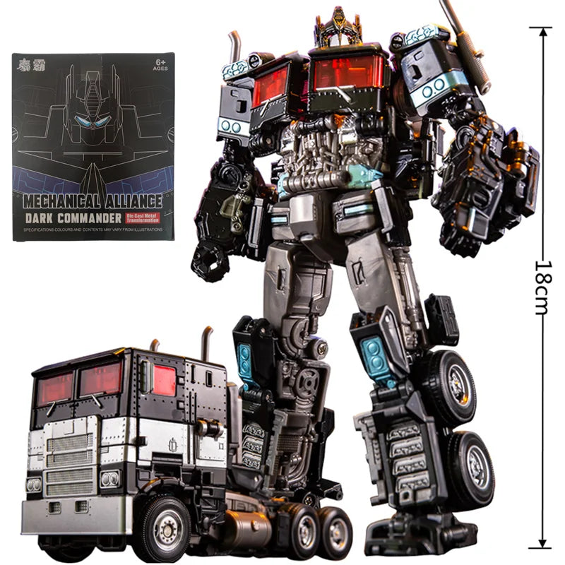 Transformers  Brinquedos de transformação Robô Carro Liga de Plástico YS04A Optimu Prim Figura de Ação Anime Filme Série Presente de Aniversário para Crianças