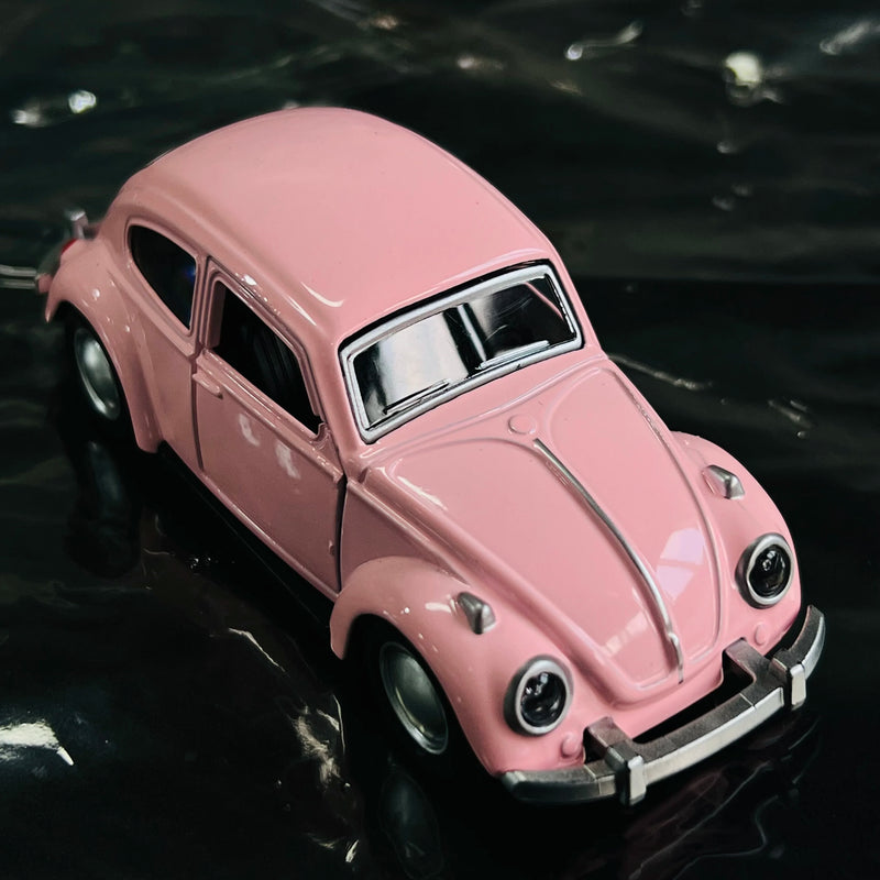 Carro antigo esportivo modelo fusca clássico miniatura brinquedo de carro de liga leve de alta qualidade com porta dupla, decoração , presentes